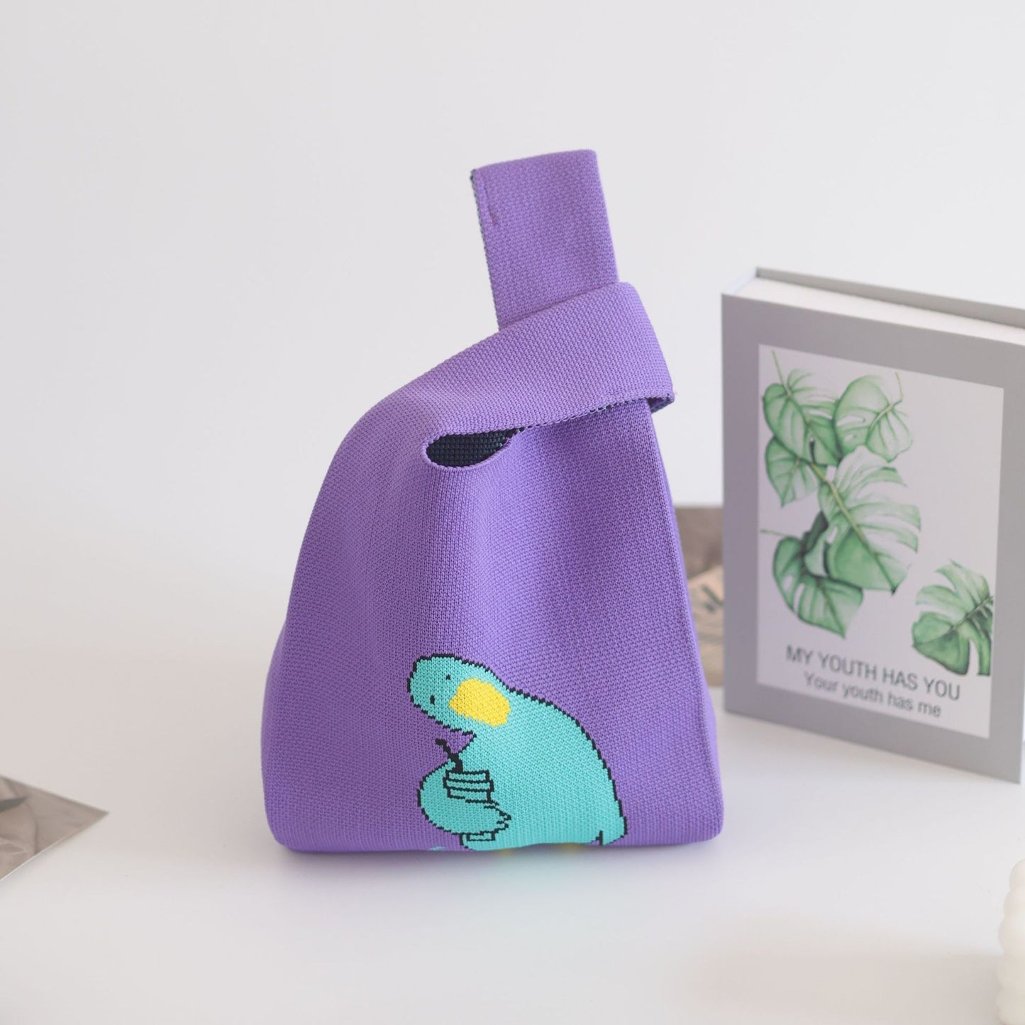 Unique Women's Knitted Woven Vest Simple Handbags