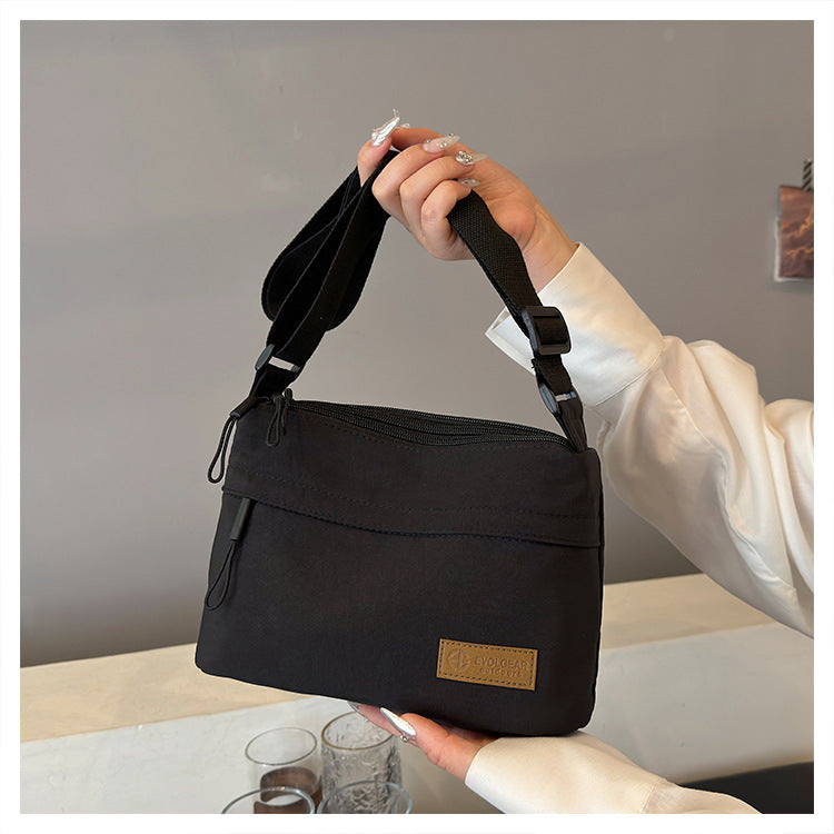 Women's Portable Cloth Fashion Simple Korean Style Compartment Large Capacity Women's Shoulder Bag