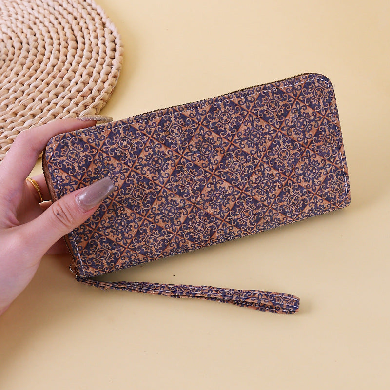Women's Ethnic Style Pattern Clutch Multiple Slots Ladies Wallet