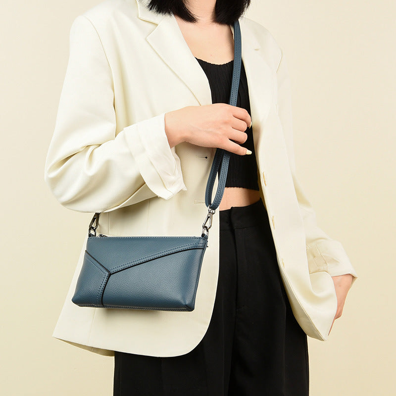 Women's Summer Fashion Mom Simple Texture Soft Handbags