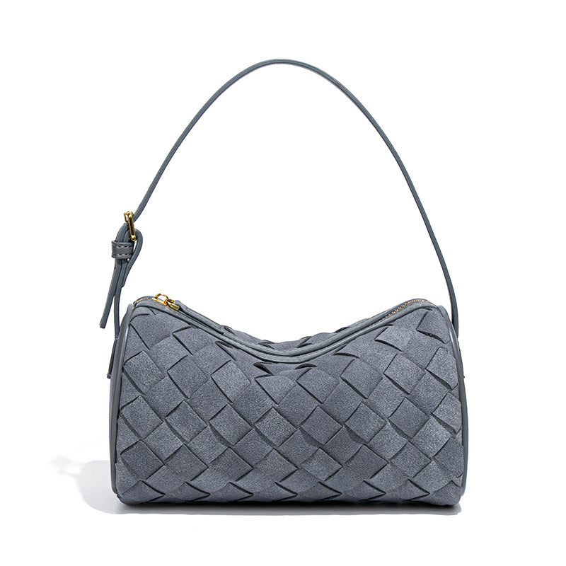 Women's Frosted Suede Woven Cylinder For Today Popular Bags