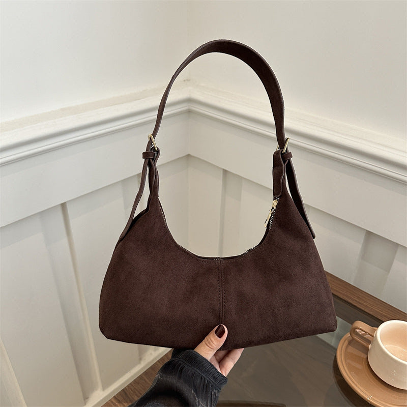 Veet Solid Color Simple Trendy Retro Commuter Large Bags