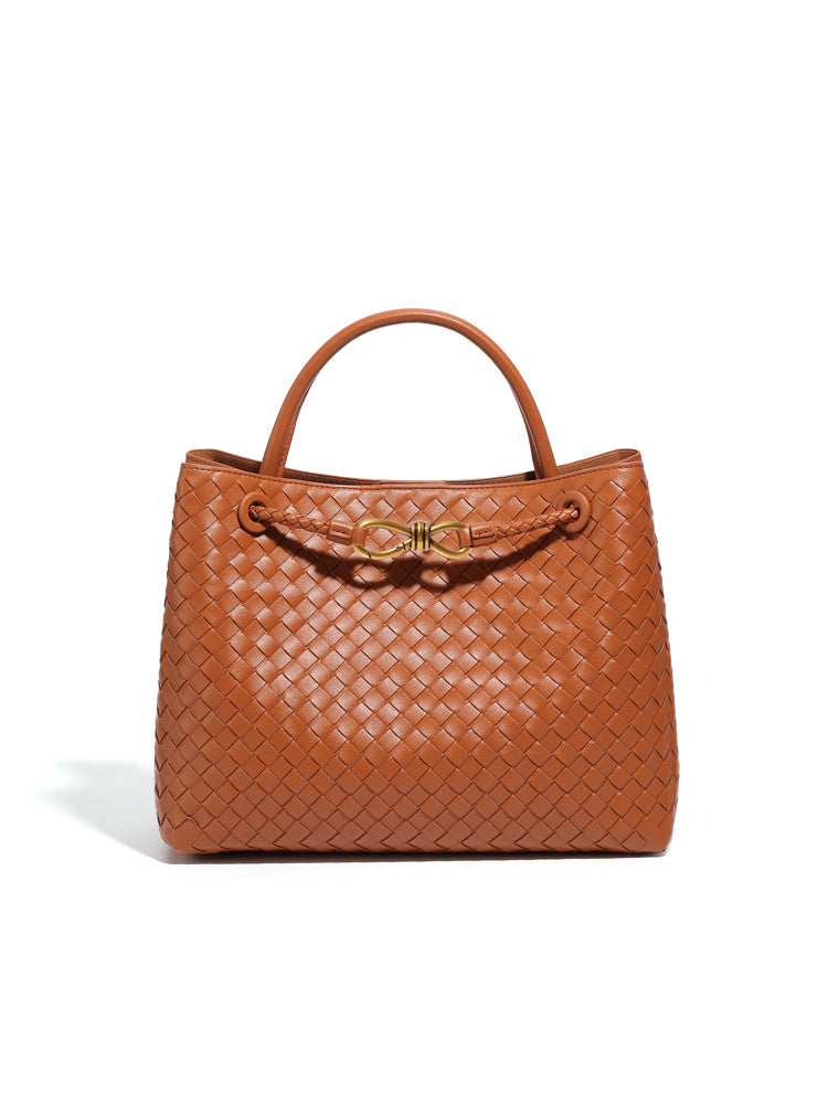 Women's Retro Large Capacity For Hand-woven Fashion Handbags