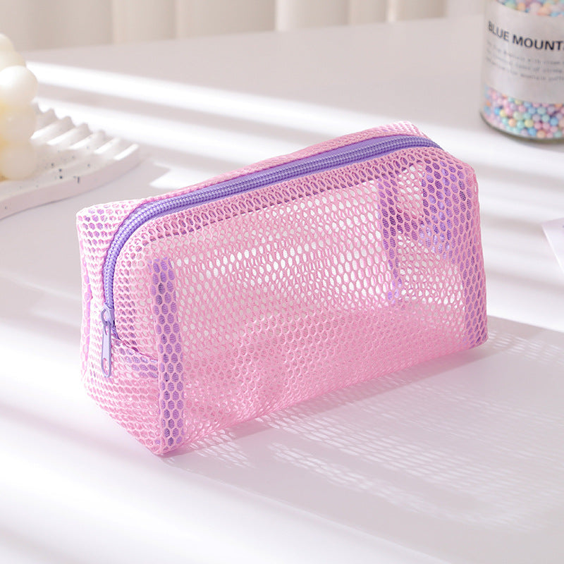 Dopamine Storage Large Capacity Mesh Sand Cosmetic Bags