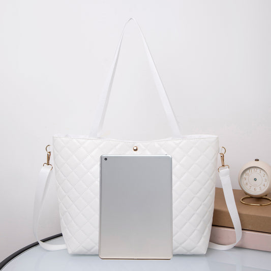 Women's Fashion Rhombus Underarm Trend Solid Color Shoulder Bags