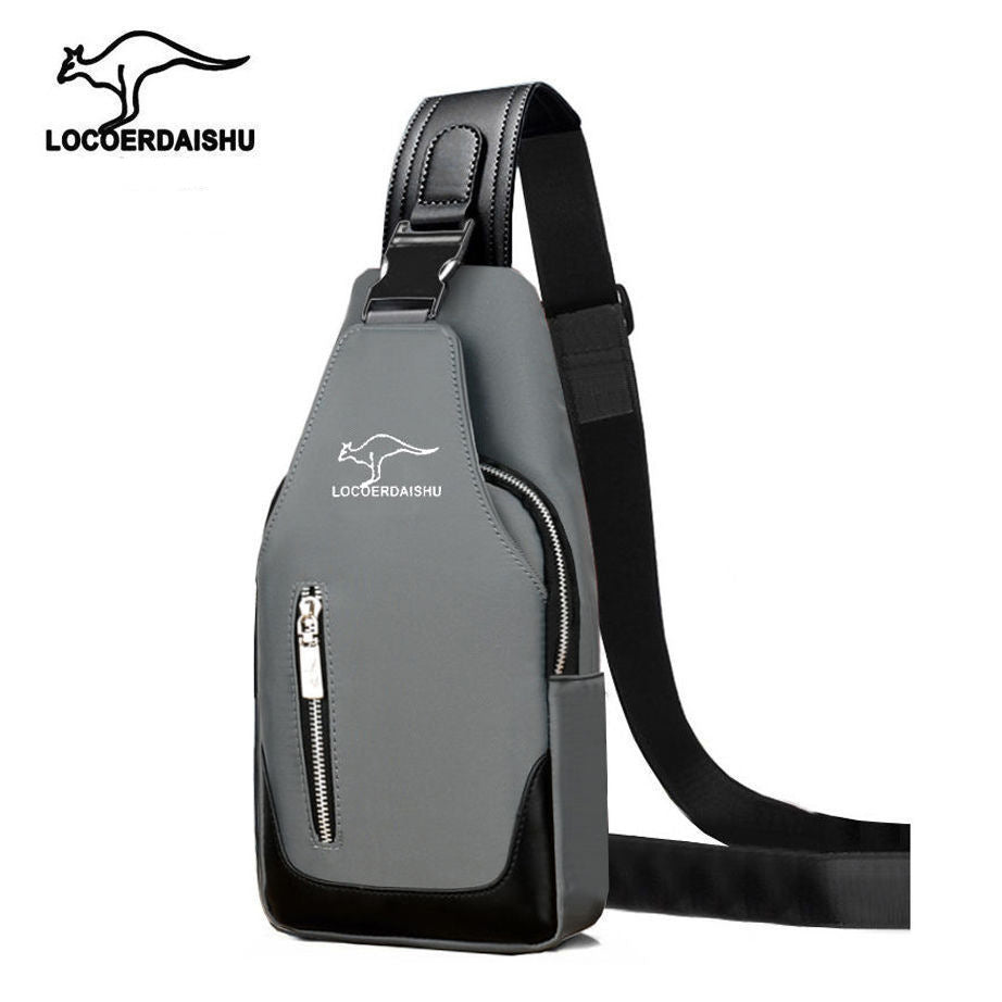 Classy Men's Oxford Cloth Charging Tide Backpacks