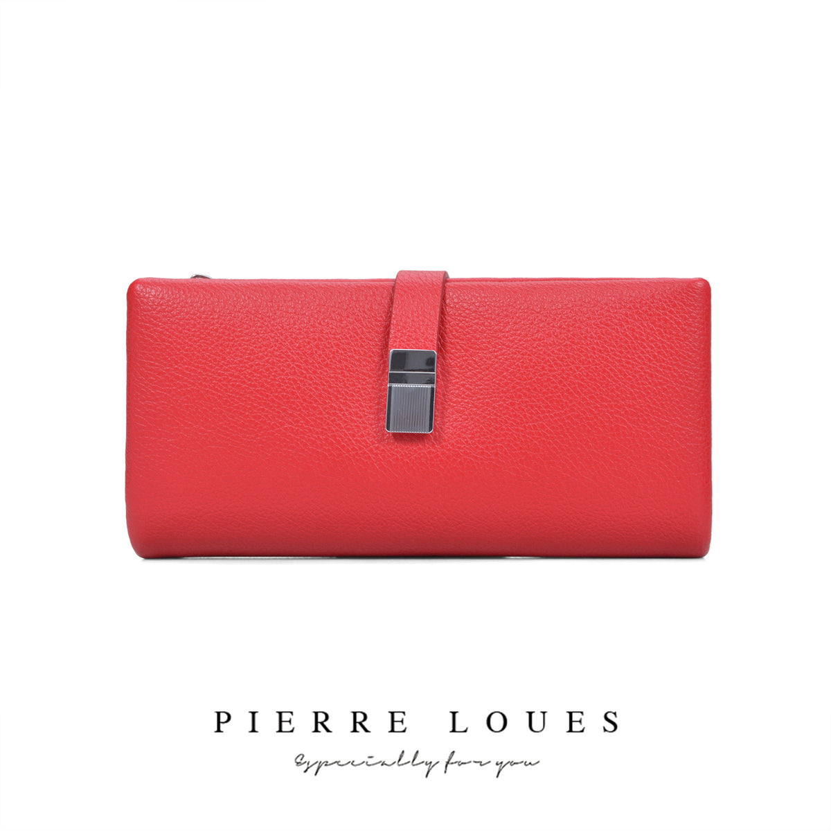 Women's Simple Metal Fashion Three-fold Long Ladies Wallet