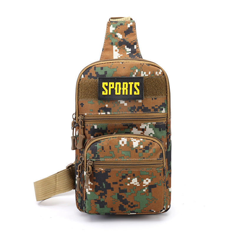 Men's Oxford Cloth Camouflage Waterproof Hard-wearing Large Men's Chest Bags