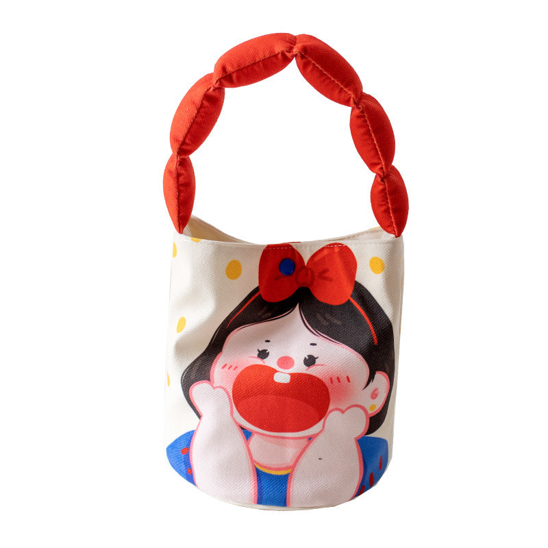 Comfortable Underarm Cute Cartoon Design Cloth Bags