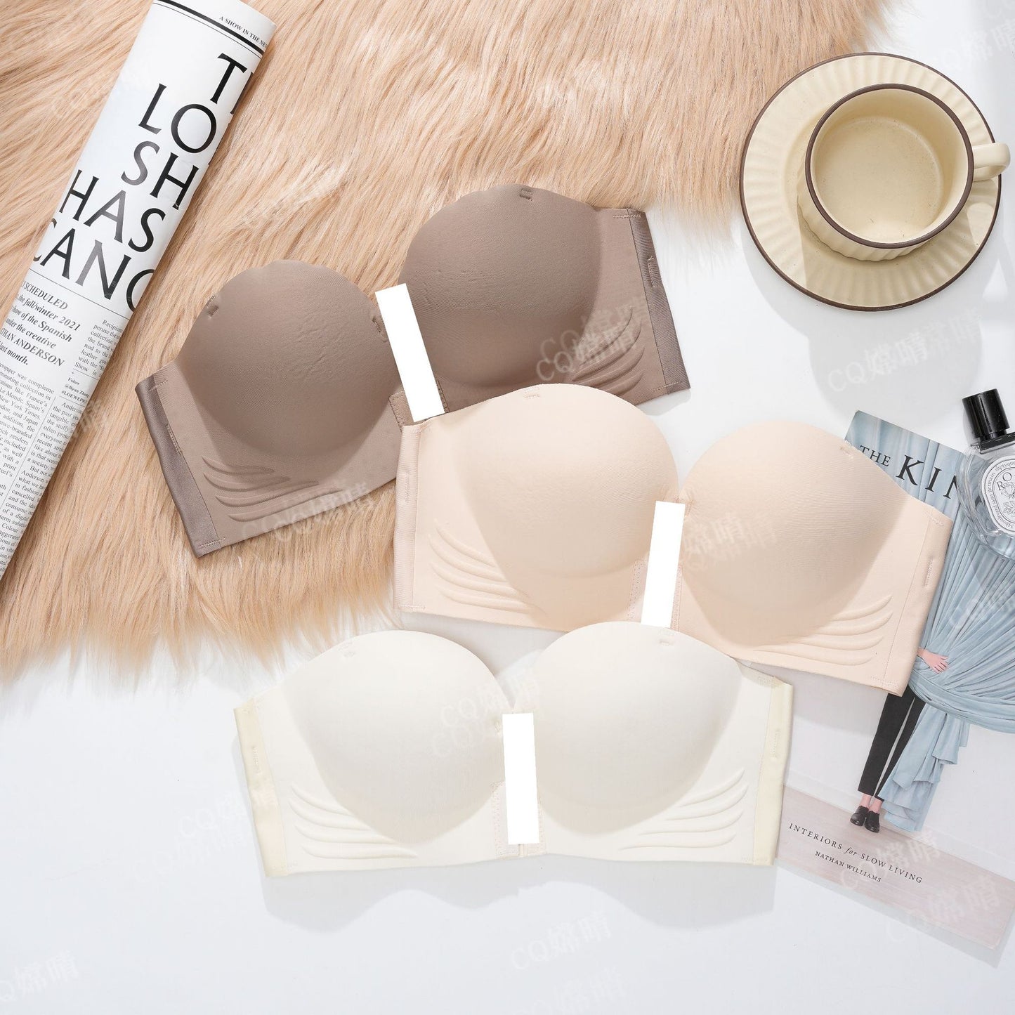 Women's Front Button Underwear Small Chest Push Everyday Bras