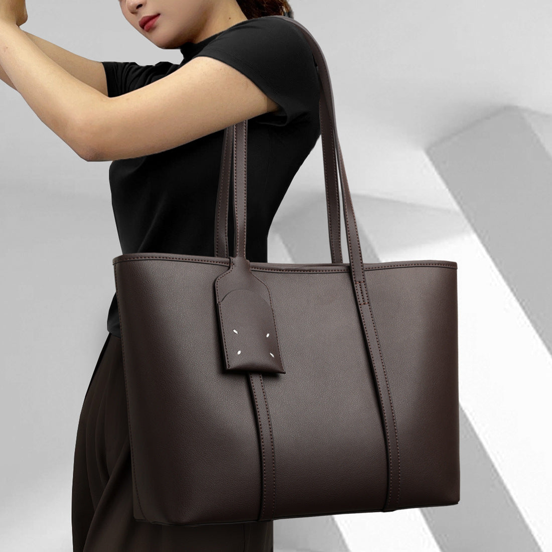 Women's Large Capacity High-grade Fashion Genuine Leather Bags