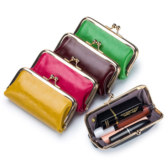 Women's Genuine Leather Creative Fashion Storage Mini Bags