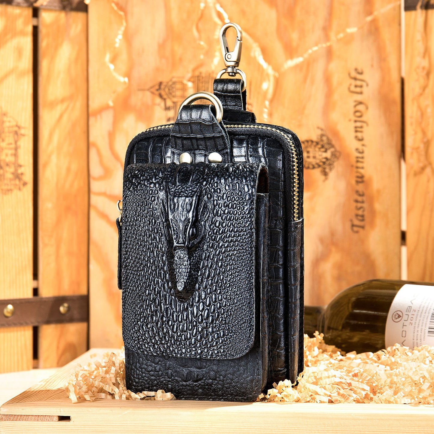 Men's First Layer Cowhide Work Site Wear Men's Waist Packs