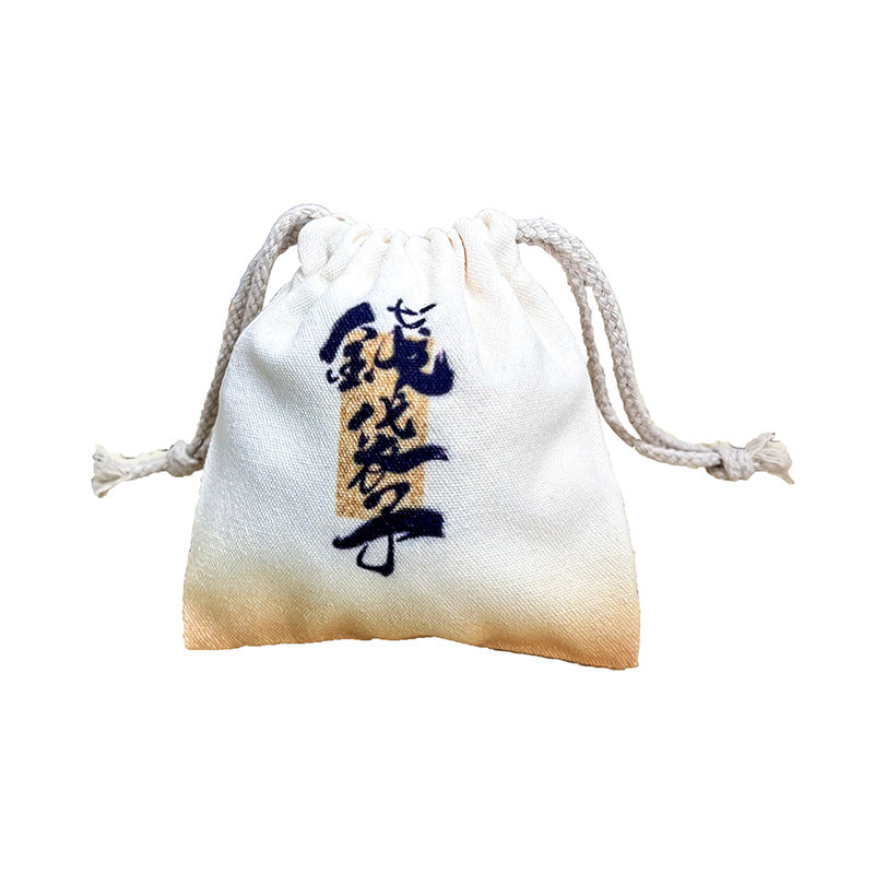 Artistic Canvas Drawstring Buggy Wedding Gifts Bags
