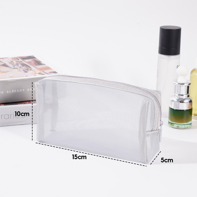Women's Style Mesh Portable Mini Storage Cosmetic Bags