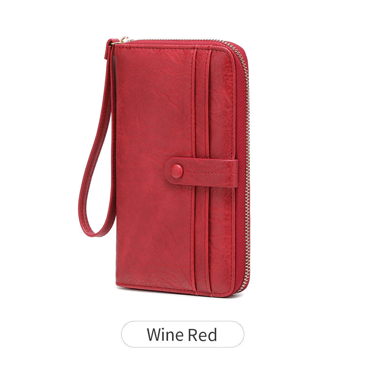 Women's Retro Large Capacity Zipper Long Organ Ladies Wallet