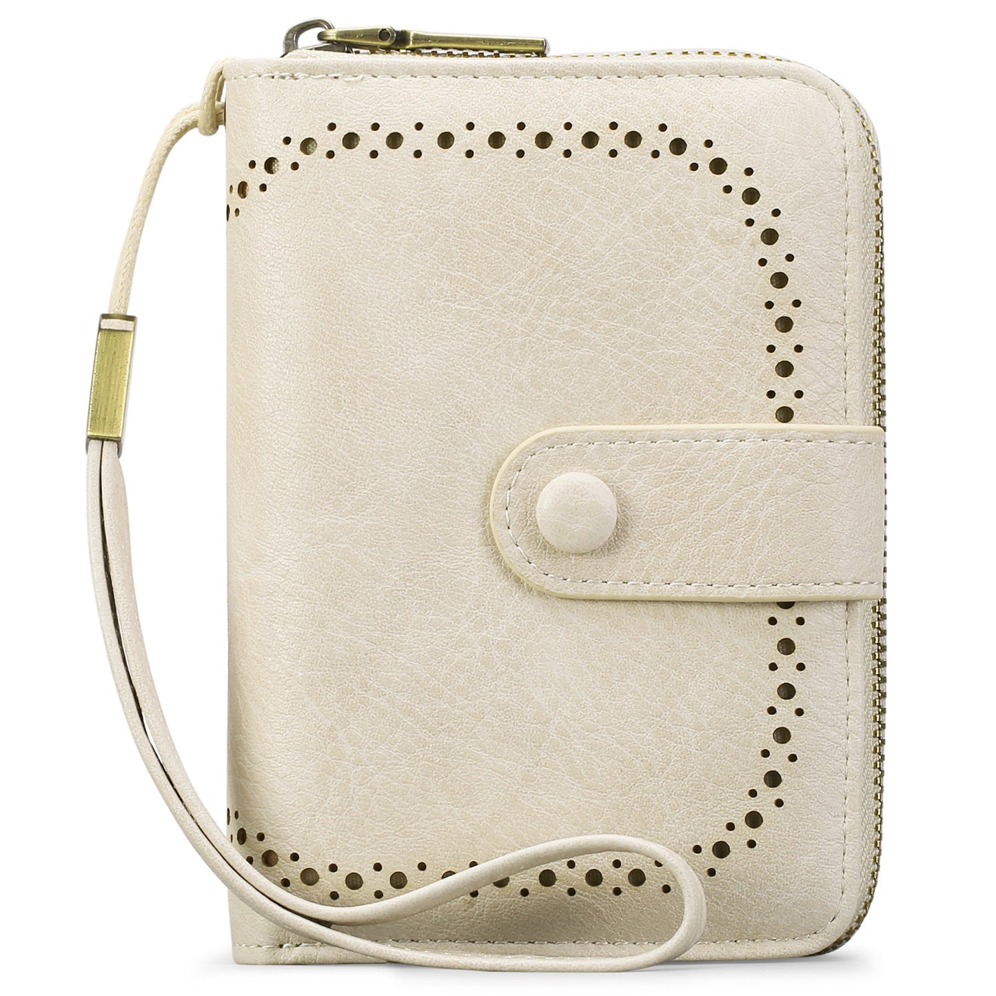 Women's Retro Oil Wax Skin Expanding Card Holder