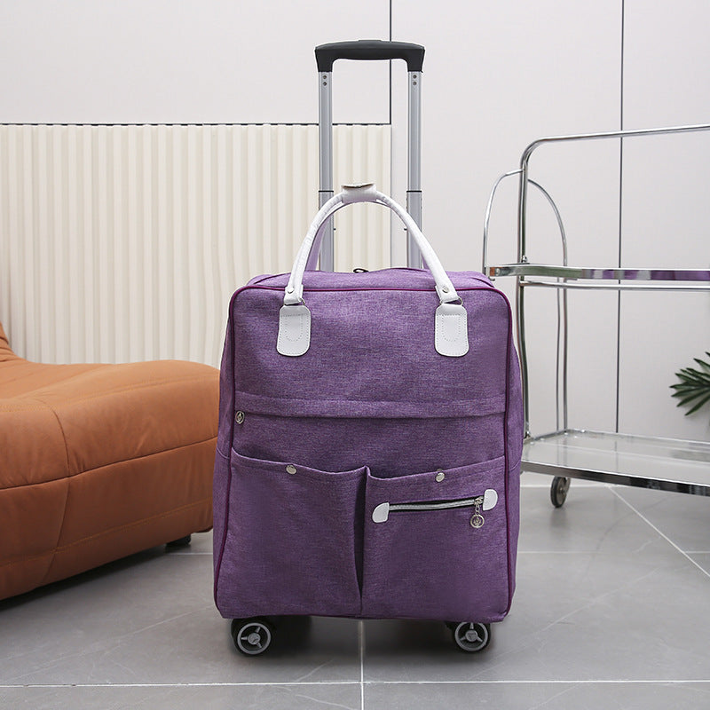 Women's Innovative Portable Folding Buggy Printing Travel Bags