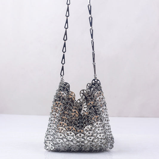 Women's Sequins Large Capacity Chain Handmade Fashion Bags