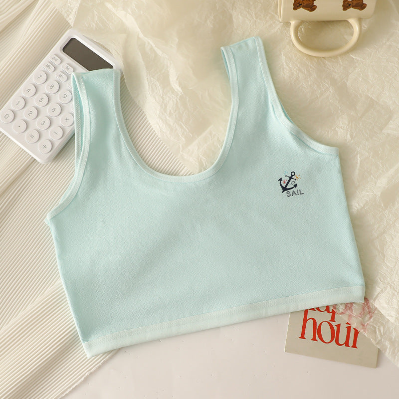 Children's Extended Version Underwear Development Period Thin Bras