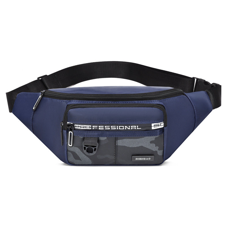 Men's Camouflage Simple Trendy Nylon Cloth Cash Men's Waist Packs
