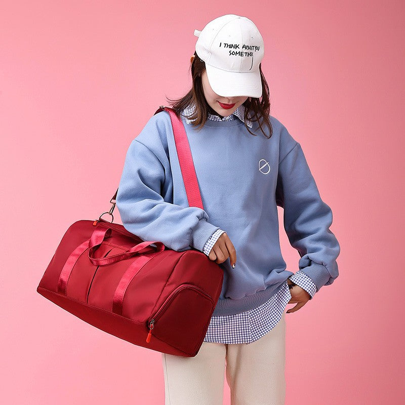 Women's Dry Wet Separation Yoga Oxford Cloth Swim Large Capacity Travel Bags