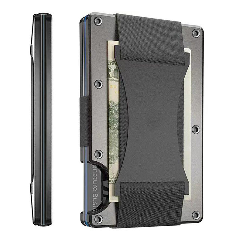 Metal Carbon Fiber Swiping Blocking Technology Card Holder