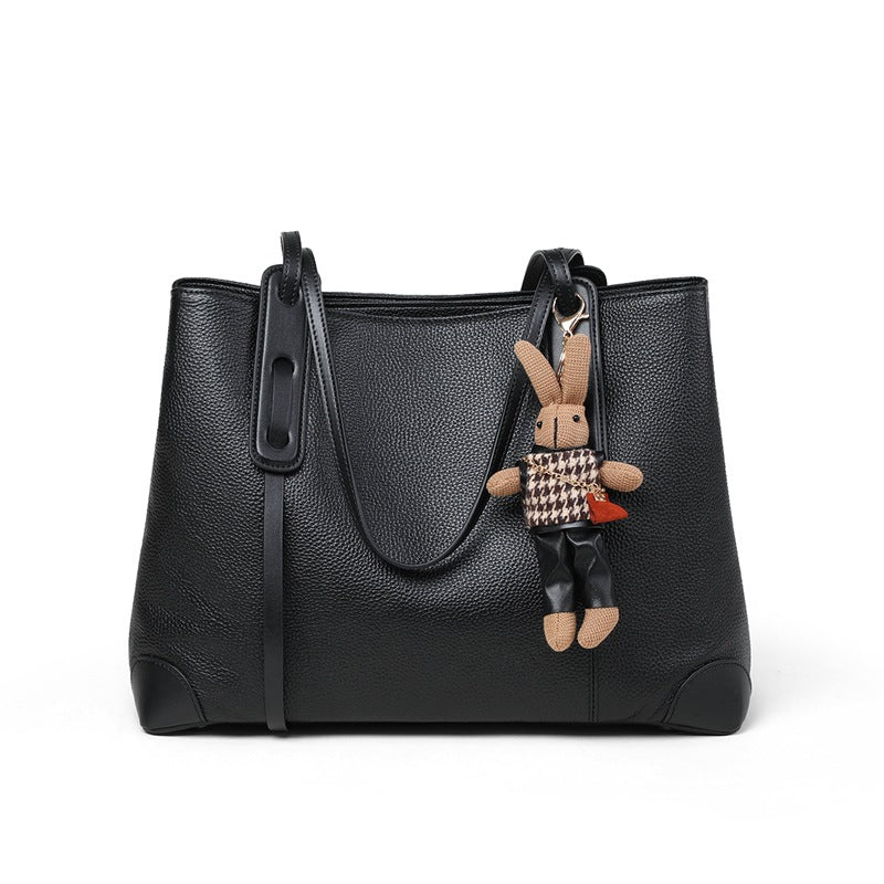 Women's Summer Genuine Leather Large Capacity Portable Women's Shoulder Bag