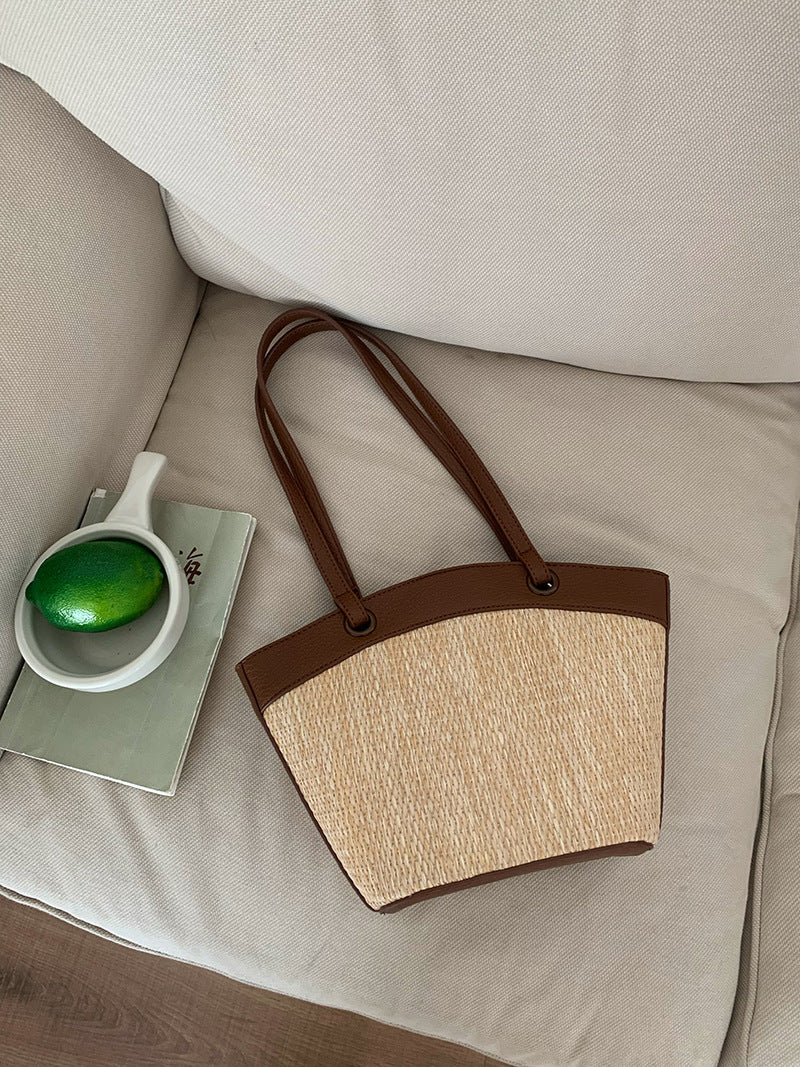Women's Beach Style Western Vegetable Basket Fashion Shoulder Bags