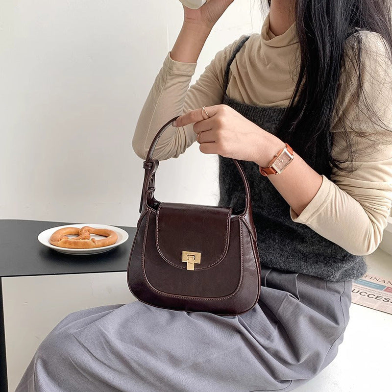 Women's Today Popular Minority Fashion Underarm Simple Korean Style Western Light Women's Shoulder Bag