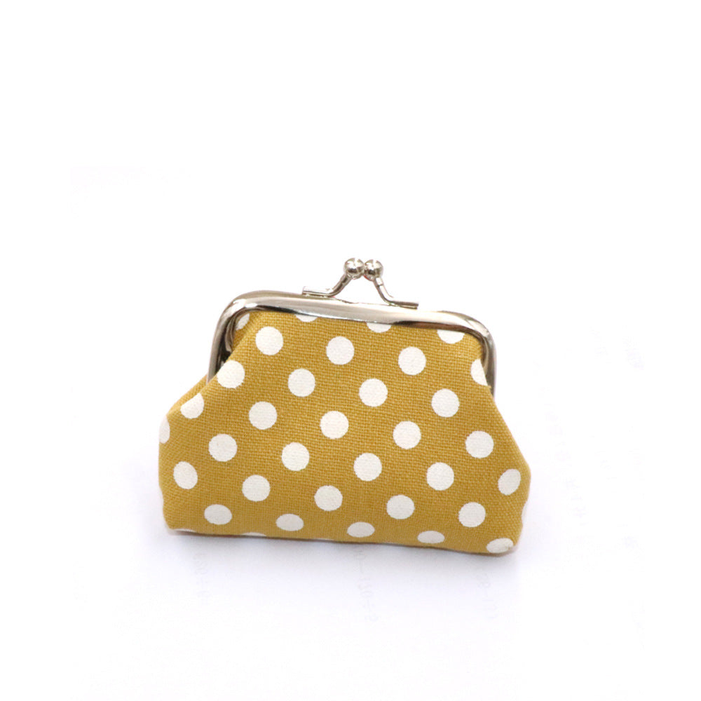 Children's Creative Dot Canvas Tourist Souvenir Purses