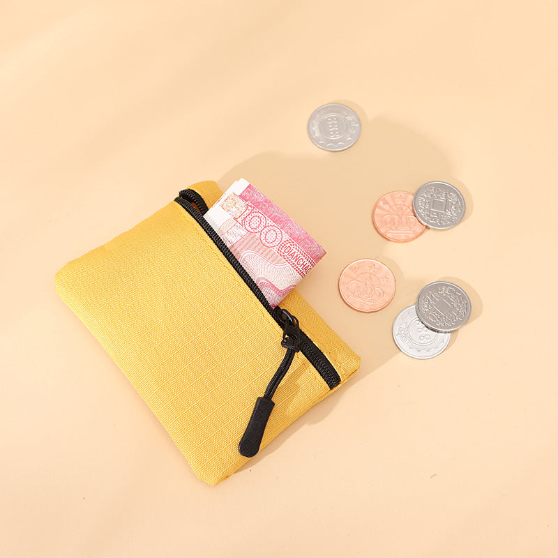 Women's Fashion Oxford Cloth Waterproof Zipper Coin Purses
