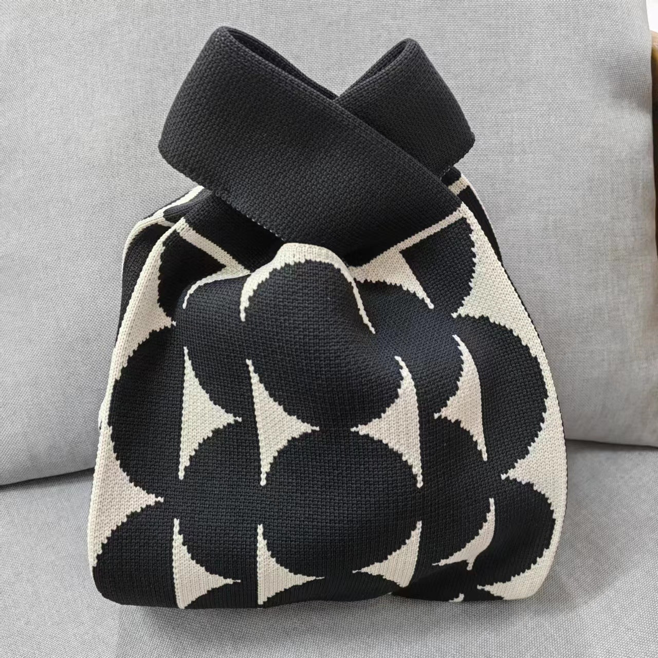 Knitted Korean Style Woolen Yarn Fashion Simple Handbags