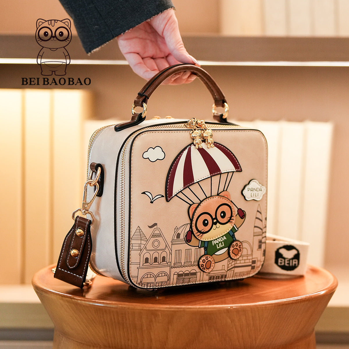 Source Simple Box Creative Cartoon Cat Bags