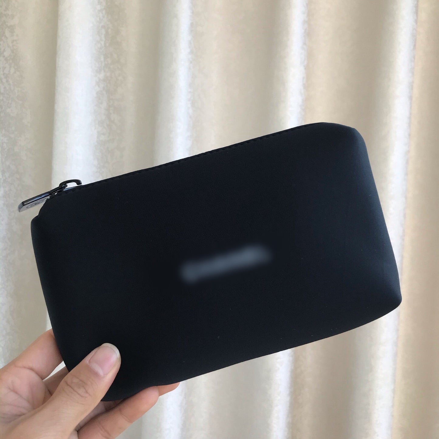 Upgraded Counter Gift Classic Black Neoprene Cosmetic Bags
