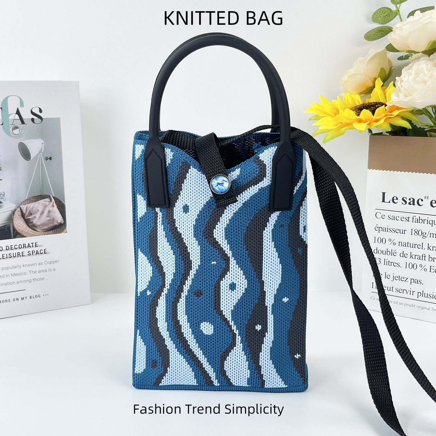 Pretty Knitted Mobile Mason Korean Mini Bags