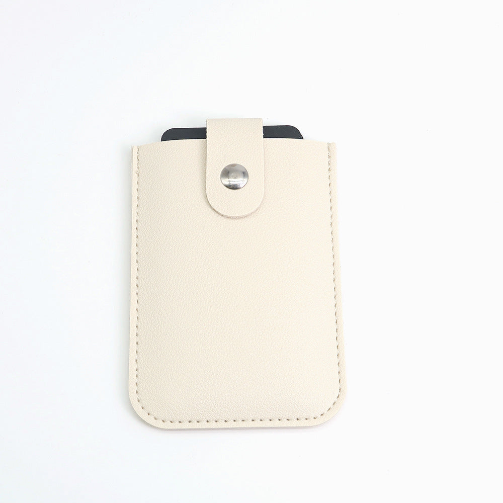 Layered Pull-out Business Multiple Slots Leather Card Holder