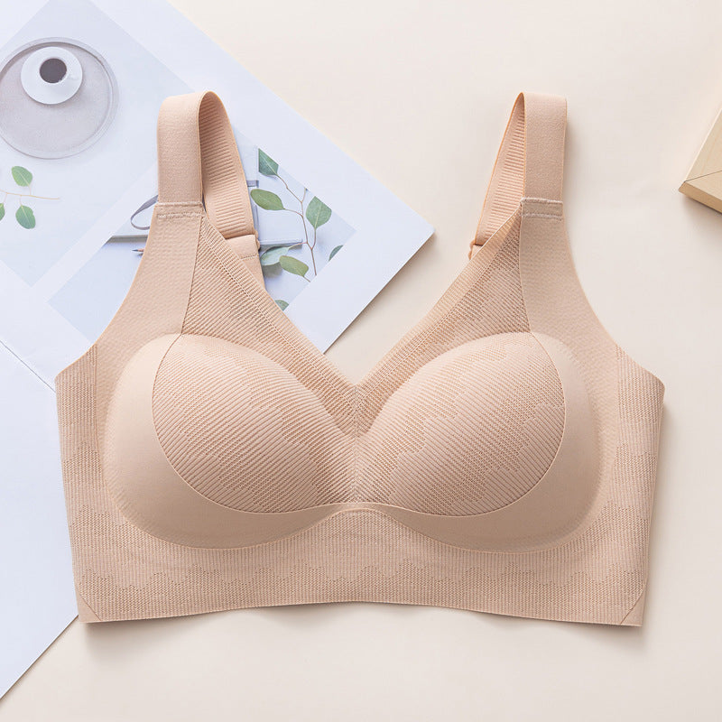 Women's Cup Seamless Underwear Big Chest Small Push Up No Everyday Bras