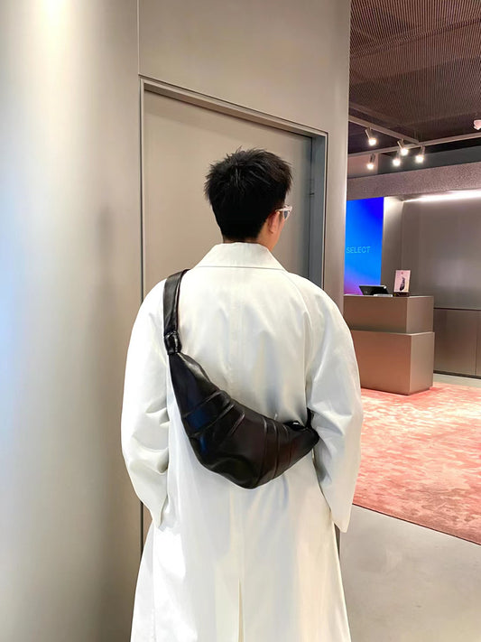 Home Correct Version Of Flat Leather Crossbody Bags