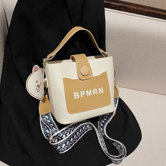 Women's Autumn Fashion Wide Strap Portable Shoulder Bags