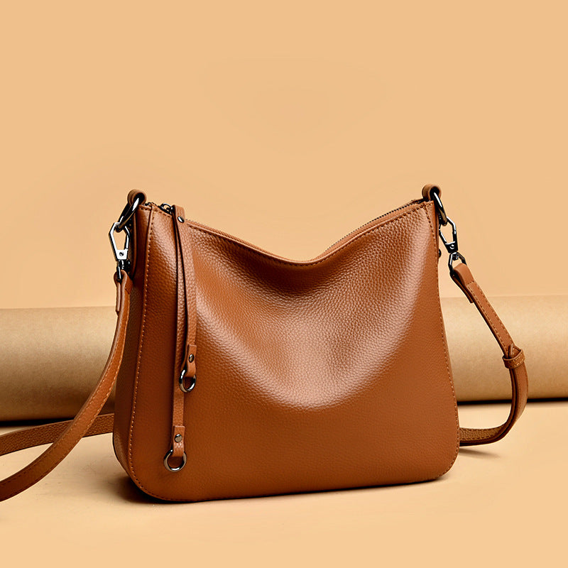 Women's High-grade Large Capacity Genuine Leather Versatile Women's Shoulder Bag