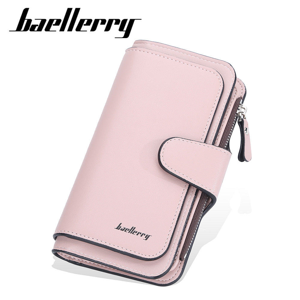 Women's Korean Style Multiple Slots Zipper Fashion Ladies Wallet