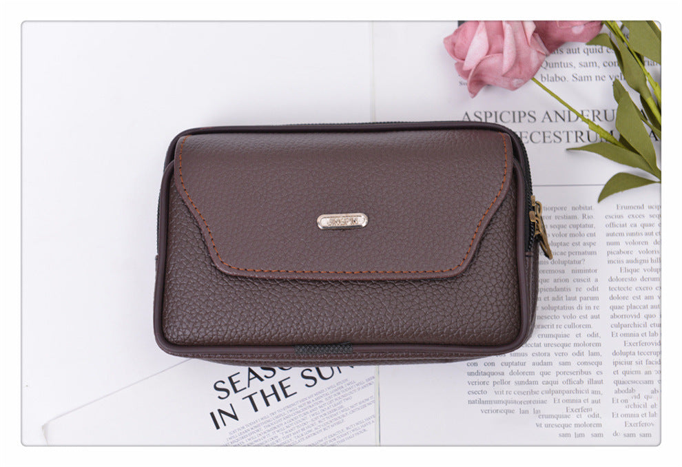 People Wear Horizontal Vertical Zipper Mobile Construction Phone Bags