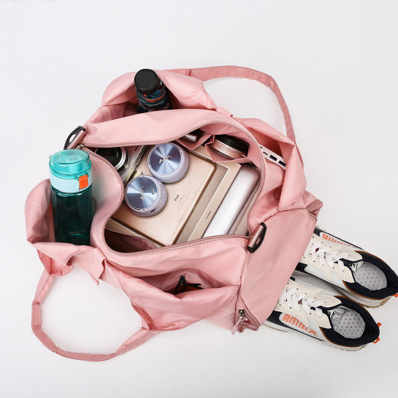 Women's Oxford Cloth Large Capacity Yoga Fitness Independent Travel Bags