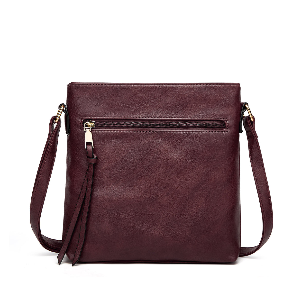 Women's Autumn Retro Style Tassel Double Zipper Bags