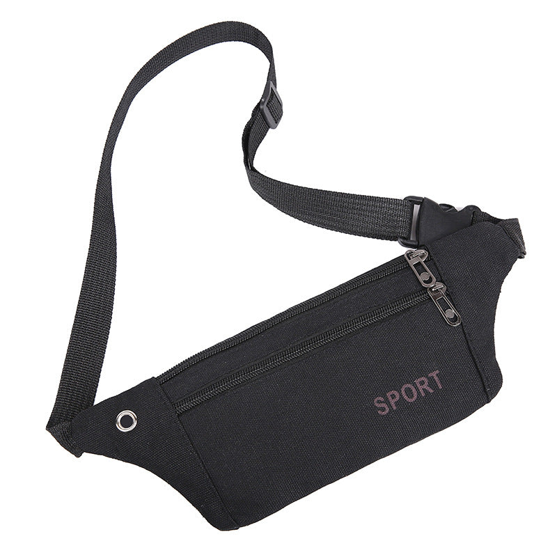 Women's & Men's & Capacity Canvas Leisure Collect Money Men's Waist Packs