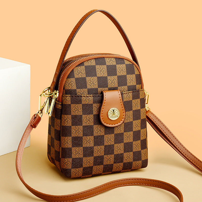 Women's Clearance Mummy Chessboard Autumn Mobile Lightweight Phone Bags