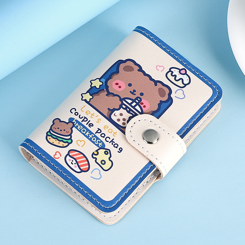 Cartoon Multiple Slots Large Capacity Creative Card Holder