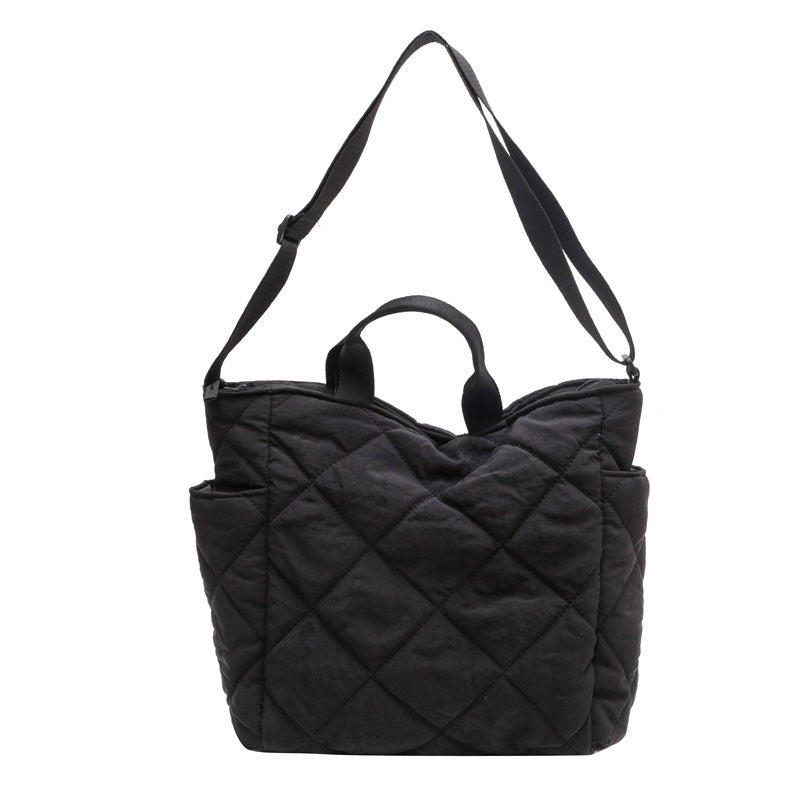 Women's Space Cotton Commuting Large Rhombic Handbags