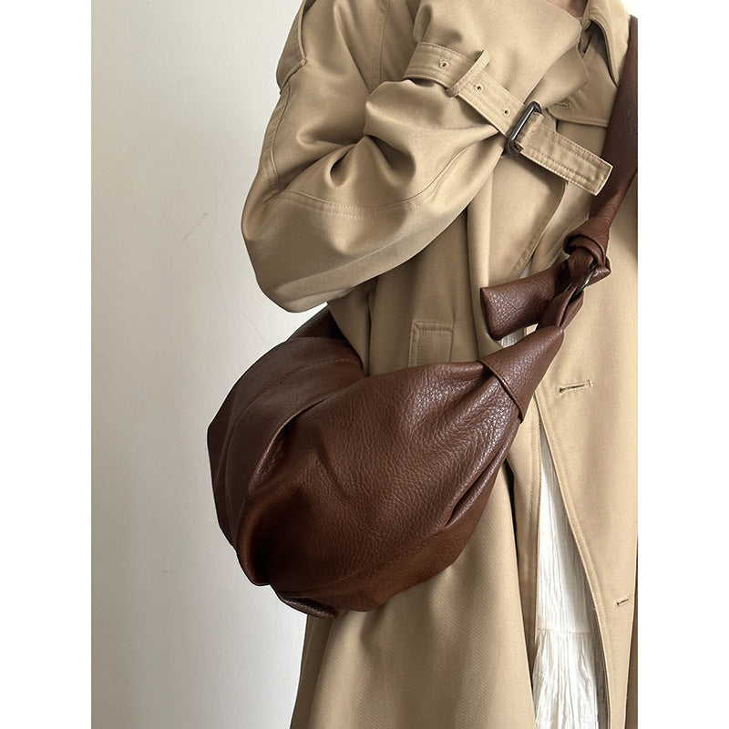 Pleated Dumpling Idle Commute Can Be Shoulder Bags